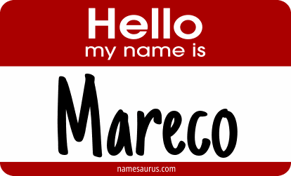 Hello my name is Mareco png download