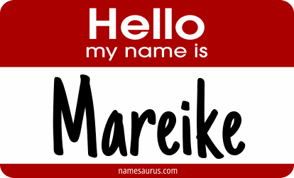 Hello my name is Mareike png download