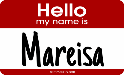 Hello my name is Mareisa png download
