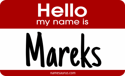 Hello my name is Mareks png download