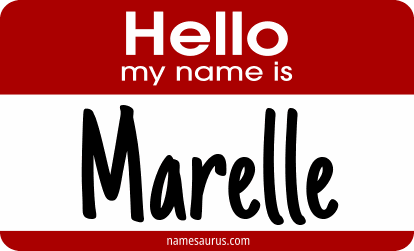 Hello my name is Marelle png download