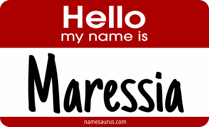 Hello my name is Maressia png download