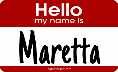 Hello my name is Maretta png download