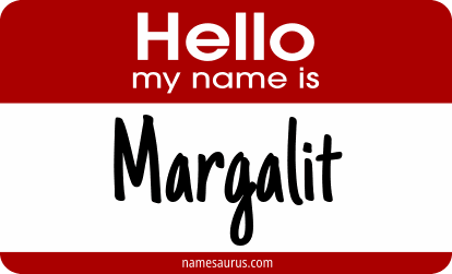 Hello my name is Margalit png download