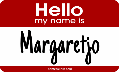 Hello my name is Margaretjo png download