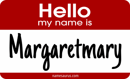 Hello my name is Margaretmary png download