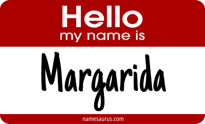 Hello my name is Margarida png download