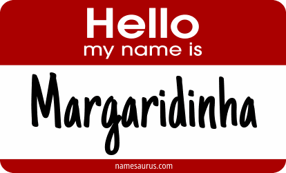 Hello my name is Margaridinha png download