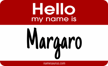 Hello my name is Margaro png download
