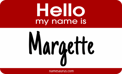 Hello my name is Margette png download