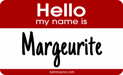 Hello my name is Margeurite png download