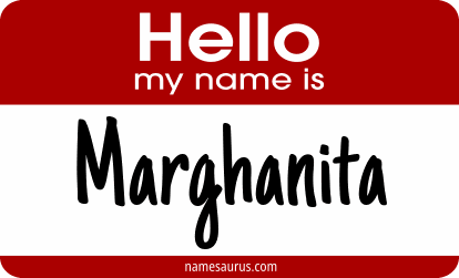 Hello my name is Marghanita png download