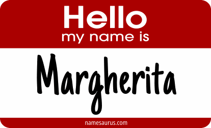 Hello my name is Margherita png download