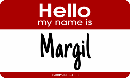 Hello my name is Margil png download