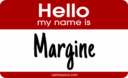 Hello my name is Margine png download