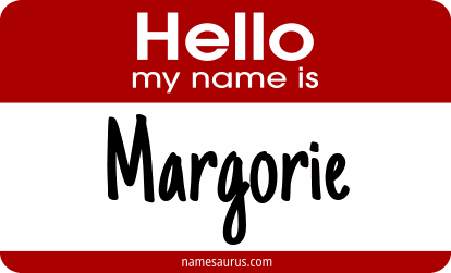 Hello my name is Margorie png download