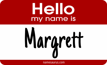 Hello my name is Margrett png download