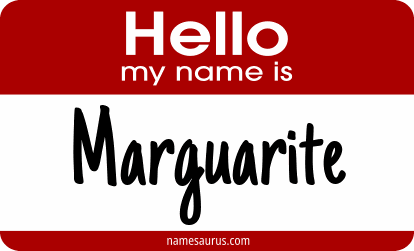 Hello my name is Marguarite png download