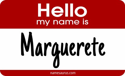 Hello my name is Marguerete png download