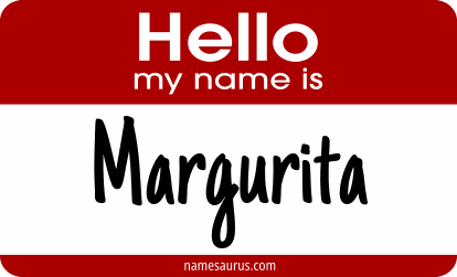 Hello my name is Margurita png download