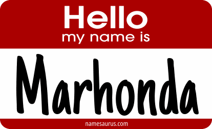 Hello my name is Marhonda png download