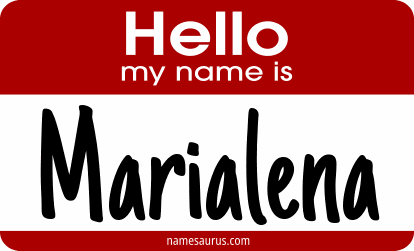 Hello my name is Marialena png download
