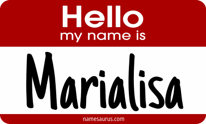 Hello my name is Marialisa png download