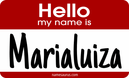 Hello my name is Marialuiza png download