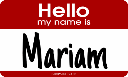 Hello my name is Mariam png download