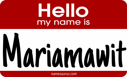 Hello my name is Mariamawit png download
