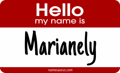 Hello my name is Marianely png download