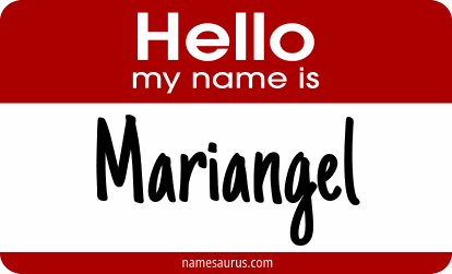 Hello my name is Mariangel png download