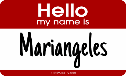 Hello my name is Mariangeles png download