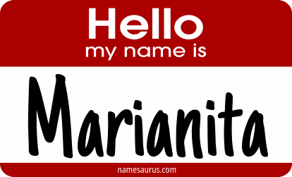 Hello my name is Marianita png download