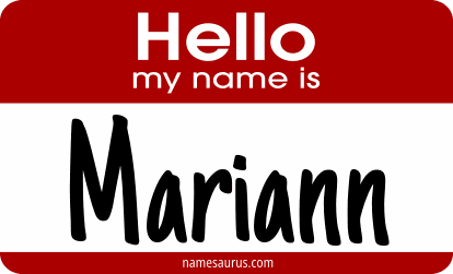 Hello my name is Mariann png download