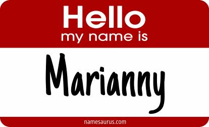 Hello my name is Marianny png download