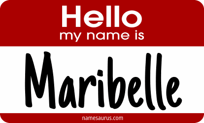Hello my name is Maribelle png download