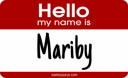 Hello my name is Mariby png download