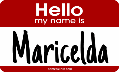 Hello my name is Maricelda png download