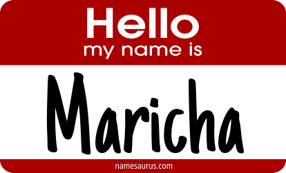 Hello my name is Maricha png download
