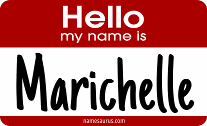 Hello my name is Marichelle png download