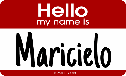 Hello my name is Maricielo png download