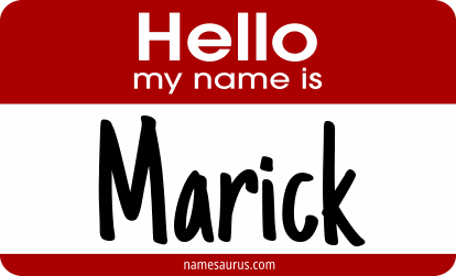 Hello my name is Marick png download