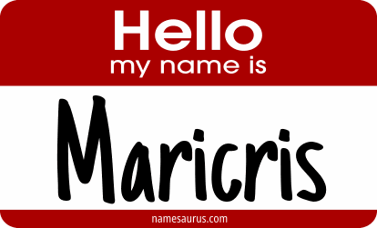 Hello my name is Maricris png download