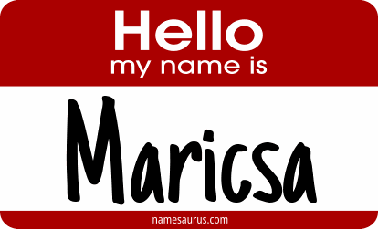 Hello my name is Maricsa png download