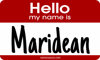 Hello my name is Maridean png download