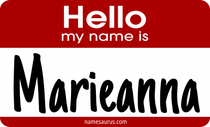 Hello my name is Marieanna png download