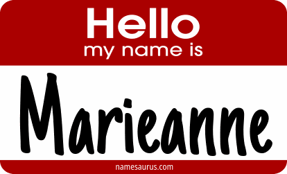 Hello my name is Marieanne png download