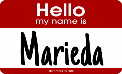 Hello my name is Marieda png download