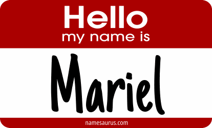 Hello my name is Mariel png download